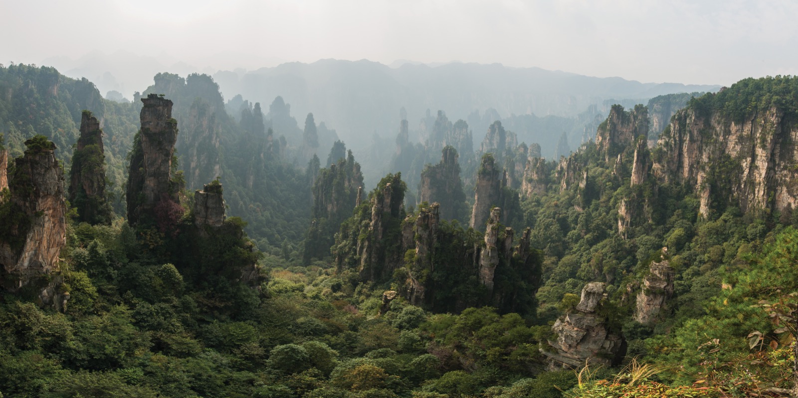 Zhangjiajie travel view